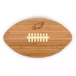 Kirklands Home Serving & Entertaining|Philadelphia Eagles Bamboo Football Cutting Board Tan