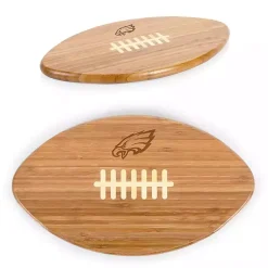Kirklands Home Serving & Entertaining|Philadelphia Eagles Bamboo Football Cutting Board Tan