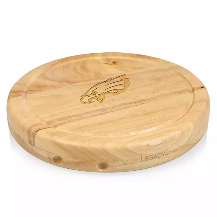 Kirklands Home Serving & Entertaining|Philadelphia Eagles Cheese Board and Tool Set Tan