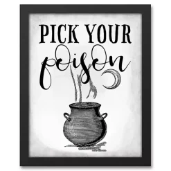 Pick Your Poison Halloween Wall Art Halloween