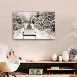 Best Picking Up the Tree Canvas Art Print Christmas Art & Wall Decor