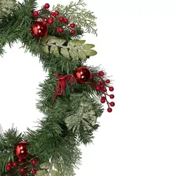 Online Pine and Berry Christmas Wreath, 24 in. Wreaths