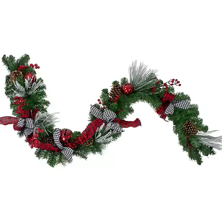 Best Pinecone, Plaid, & Houndstooth Christmas Garland Arrangements & Greenery