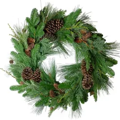 Online Pinecones and Cedar Leaves Wreath Wreaths