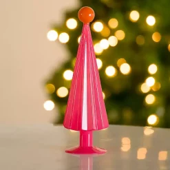 Online Pink and Orange Glass Christmas Tree Christmas Decorations