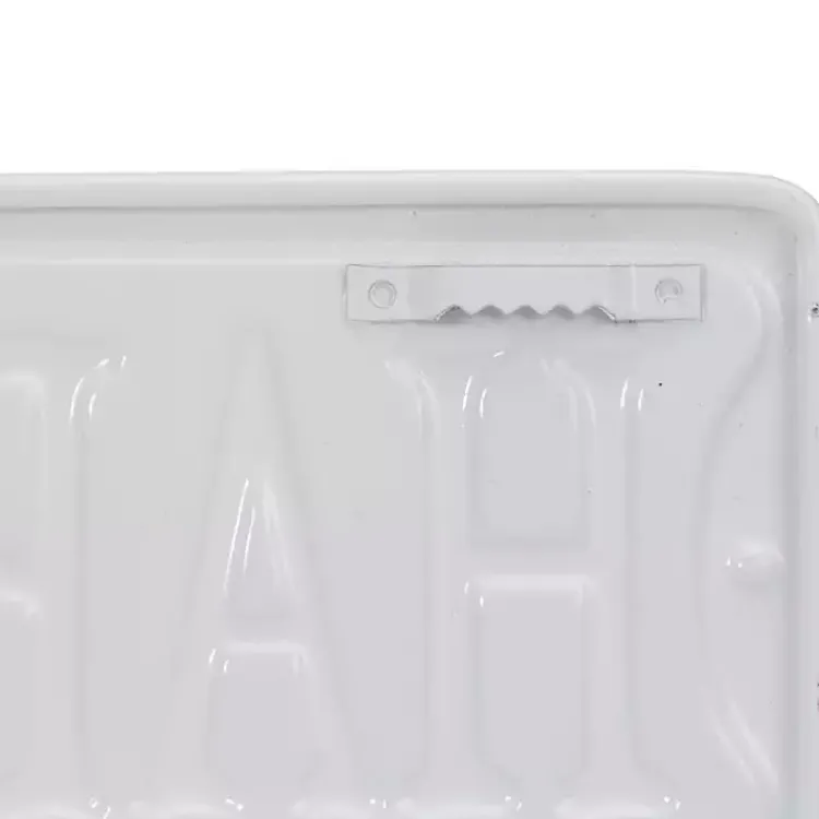 Online Pink and White Metal Happy Easter Wall Plaque Easter Decorations