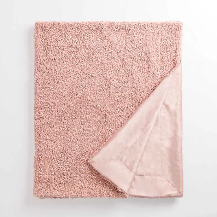 Curly Faux Lamb Fur Throw Blankets & Throws