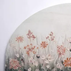 Kirklands Home Canvas Art|Pink Floral Meadow Arch Canvas Art Print