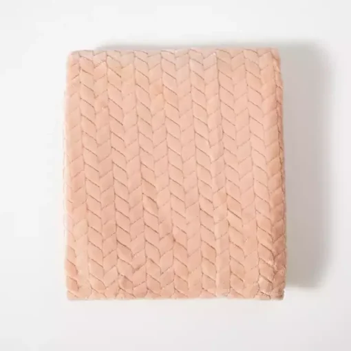 Best Heavenly Herringbone Plush Throw Blankets & Throws