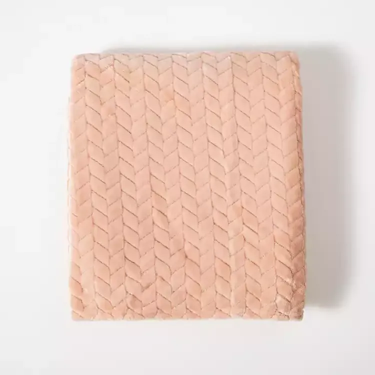 Best Heavenly Herringbone Plush Throw Blankets & Throws