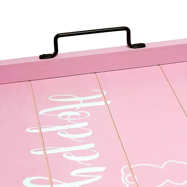 Online Hoppy Easter Wood Tray Easter Decorations