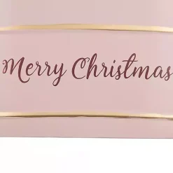 Clearance Iron Merry Christmas Baskets, Set of 2 Christmas Decorations