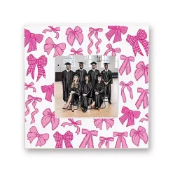 Discount Pink Preppy Bows Picture Frame Picture Frames