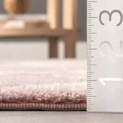 Kirklands Home Area Rugs|Shag Washable Area Rug, 5x8 Pink