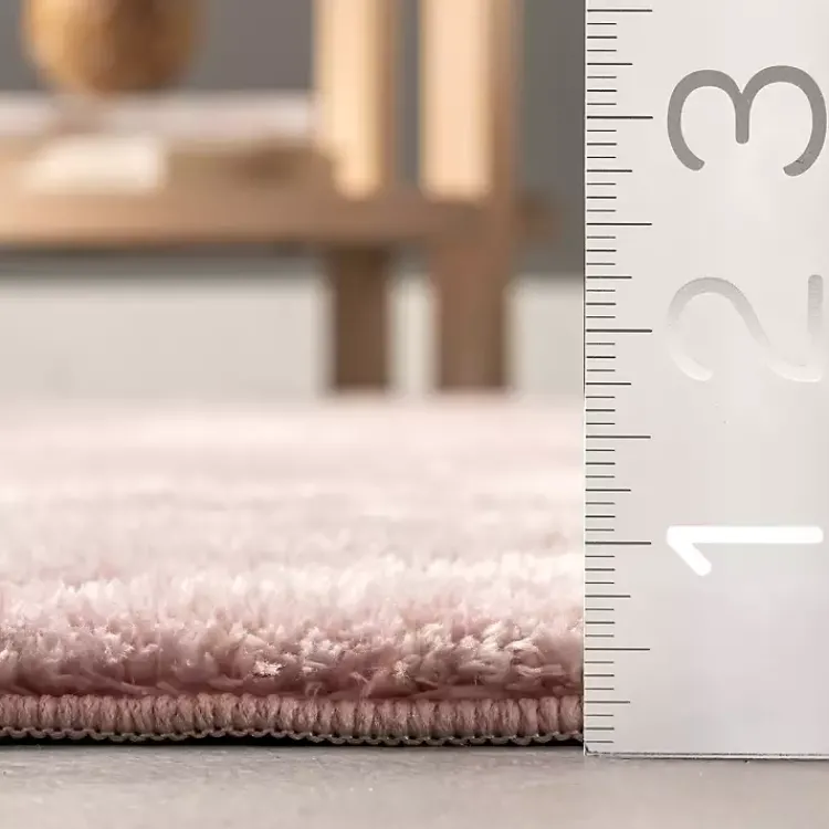 Kirklands Home Area Rugs|Shag Washable Area Rug, 5x8 Pink