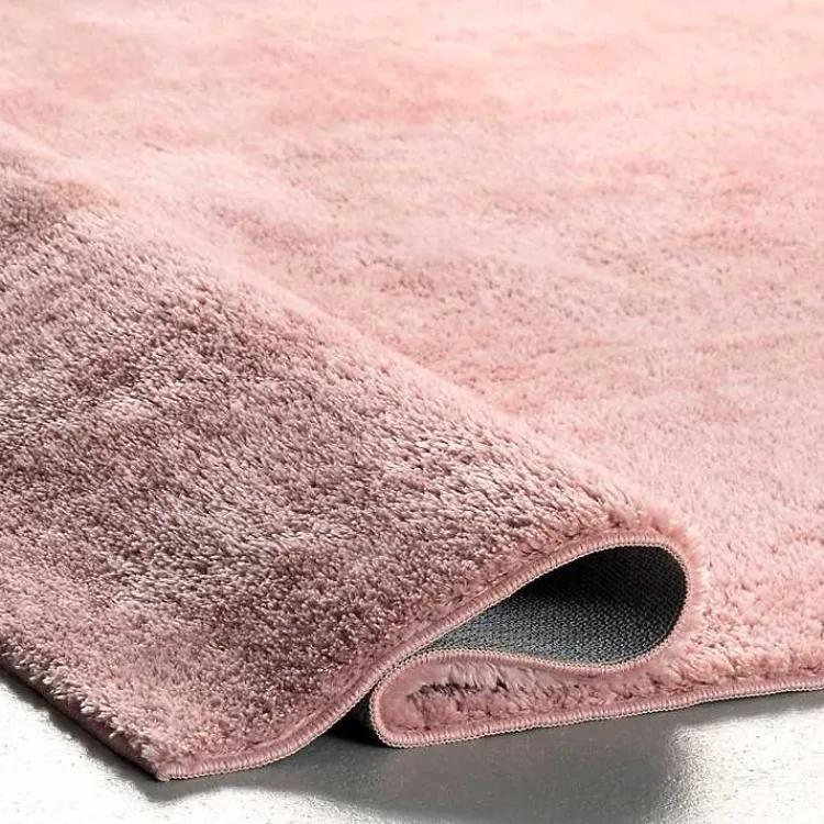 Kirklands Home Area Rugs|Shag Washable Area Rug, 5x8 Pink