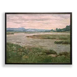 Kirklands Home Framed Art|Pink Sky Landscape Framed Art Print