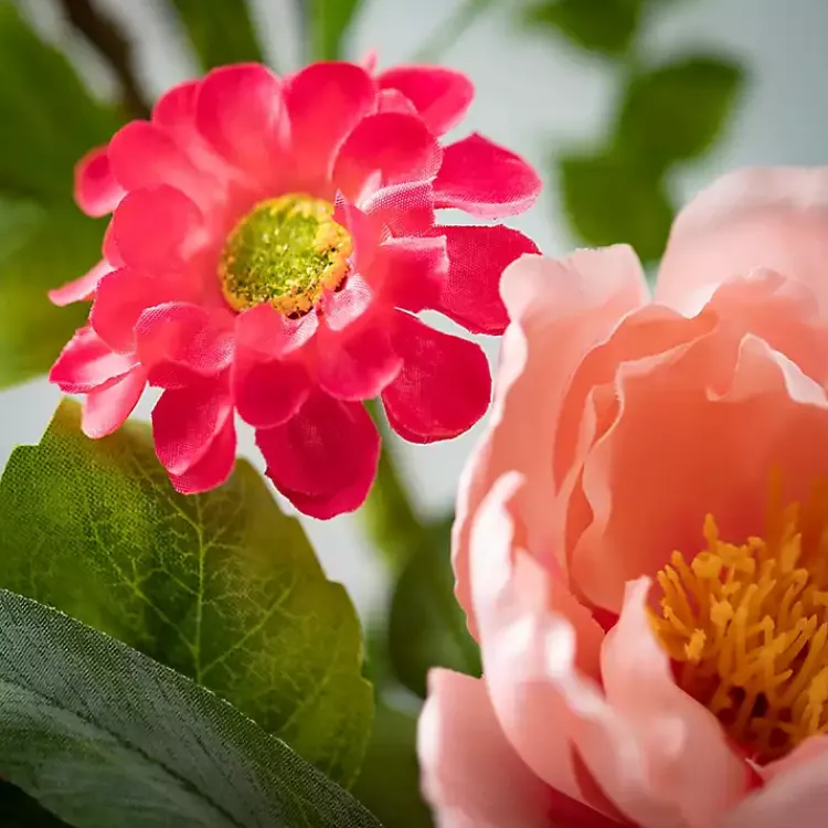 Outlet Pink Spring Floral Garland Arrangements & Greenery