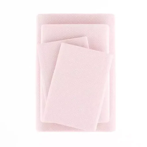 Kirklands Home Bed Sheets|Tiny Hearts 3-pc. Twin Sheet Set Pink