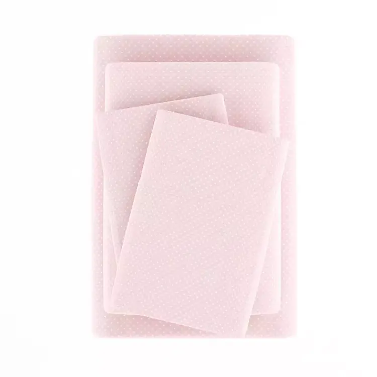Kirklands Home Bed Sheets|Tiny Hearts 3-pc. Twin Sheet Set Pink