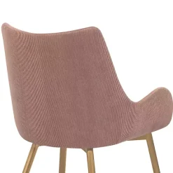 Kirklands Home Dining Chairs|Velvet Avery Dining Chair Pink