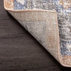 Kirklands Home Area Rugs|Pink Vintage Floral Print Area Rug, 5x7