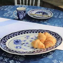 Kirklands Home Serving & Entertaining|Pip Vintage Blue Floral Serving Platter
