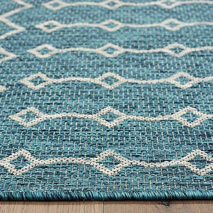 Kirklands Home Outdoor Rugs|Placid Portico Sun Shower Outdoor Area Rug, 7x9