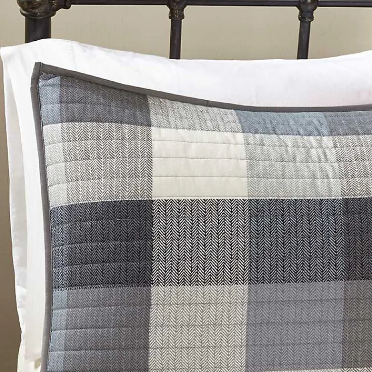 Kirklands Home Bedspreads & Coverlets|Plaid Reversible 6-pc. Full/Queen Coverlet Set