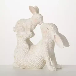 Outlet Playful Easter Bunny and Baby Figurine Easter Decorations