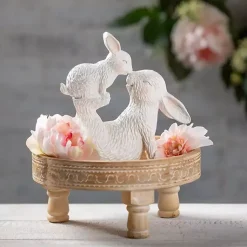Outlet Playful Easter Bunny and Baby Figurine Easter Decorations