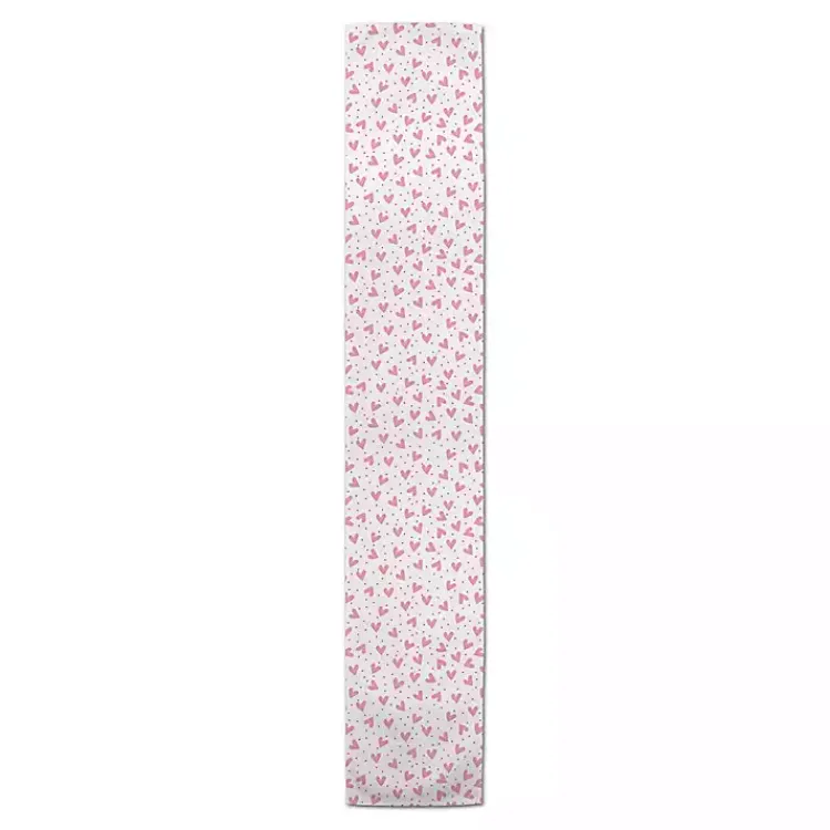 Kirklands Home Table Linens|Polka Dot Hearts Table Runner, 72 in.