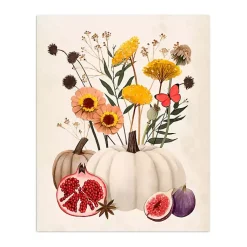 Outlet Pomegranate Harvest Canvas Wall Plaque Fall