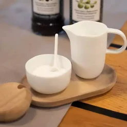 Kirklands Home Serving & Entertaining|Porcelain 3-pc. Cream and Sugar Set