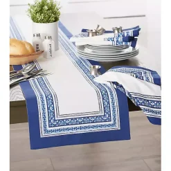 Kirklands Home Table Linens|Porto Stripe Table Runner, 72 in.