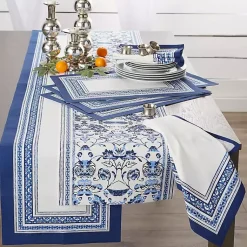 Kirklands Home Table Linens|Porto Stripe Table Runner, 72 in.
