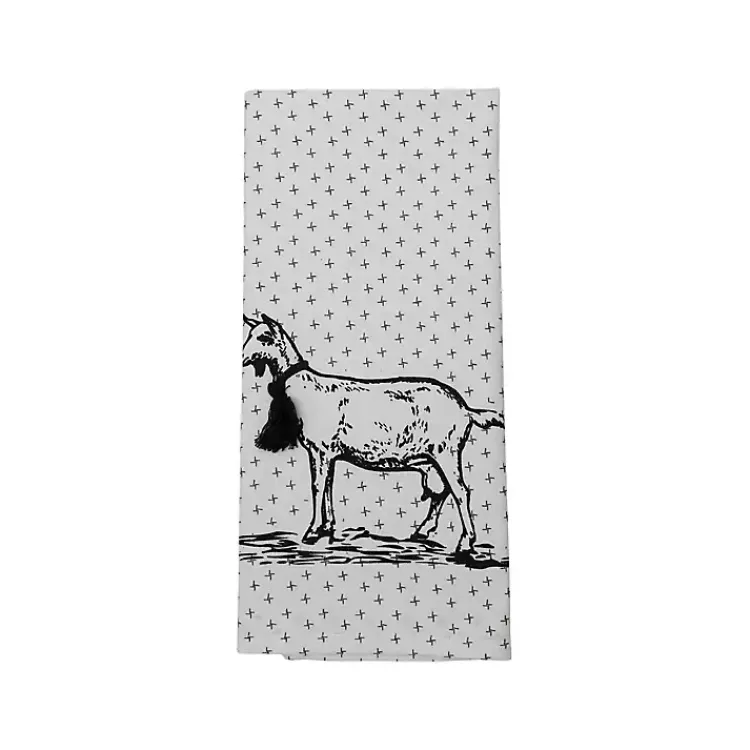 Kirklands Home Kitchen Accessories|Portrait Farm Animals Kitchen Towels, Set of 3