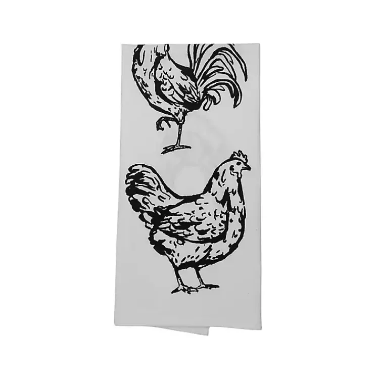 Kirklands Home Kitchen Accessories|Portrait Farm Animals Kitchen Towels, Set of 3