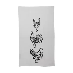 Kirklands Home Kitchen Accessories|Portrait Farm Animals Kitchen Towels, Set of 3