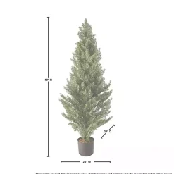 Outlet Potted Arborvitae Christmas Tree Christmas Arrangements & Garland