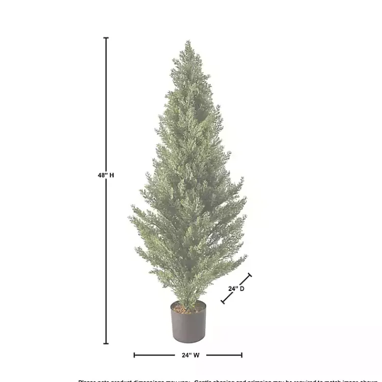 Outlet Potted Arborvitae Christmas Tree Christmas Arrangements & Garland