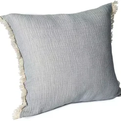 Online Powder Gauze Organic Fringe Throw Pillow Pillows