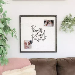 Online Prayers and Praise Framed Pinboard Memo & Chalkboards