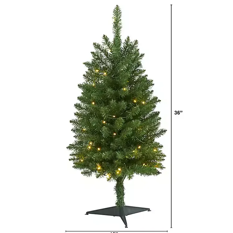 Sale Pre-lit 3 ft. Green Mountain Pine Christmas Tree Christmas Trees