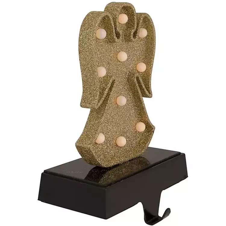 Sale Pre-lit Angel Christmas Stocking Holder Christmas Stockings & Stocking Holders
