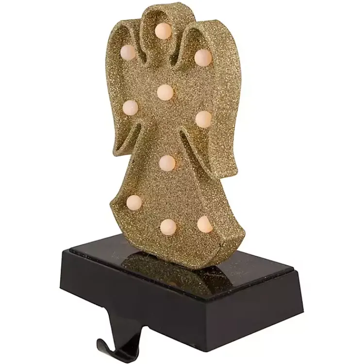 Sale Pre-lit Angel Christmas Stocking Holder Christmas Stockings & Stocking Holders