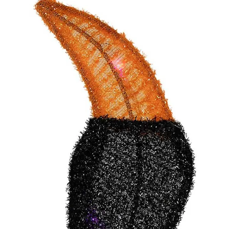 Best Pre-Lit Black and Orange Outdoor Spider Decoration Halloween