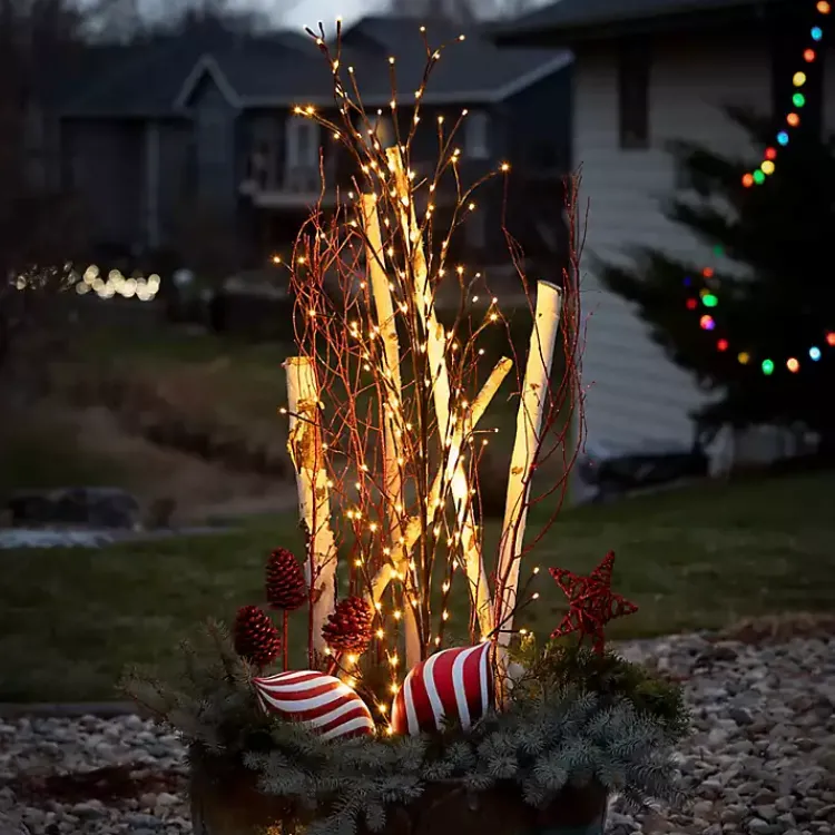 Online Pre-Lit Branch Christmas Garland Christmas Arrangements & Garland