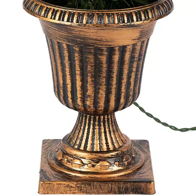 Best Pre-Lit Cedar Pine Christmas Trees, Set of 2 Christmas Arrangements & Garland