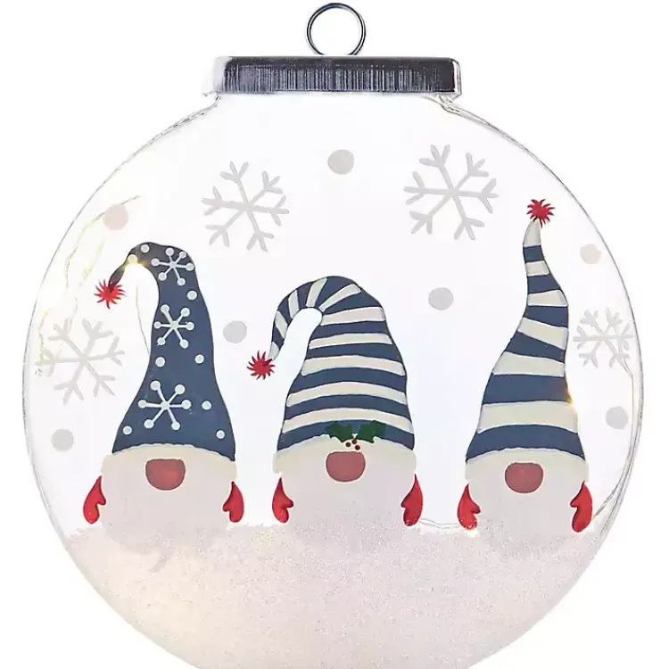 Sale Pre-Lit Gnome Trio Tabletop Luminaria Christmas Decorations